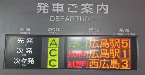 オレンジに変わった現在の色