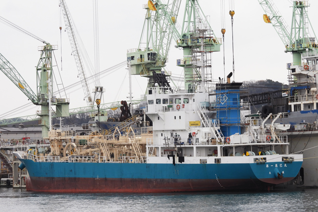 第一辰巳丸 左舷後