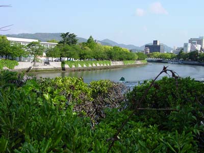 写真:元安川の春