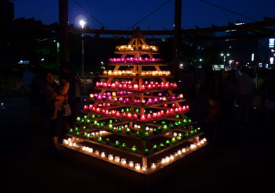 福山ばら祭り ライトアップ