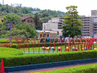 屋外広場の一角に展示してある６５４号